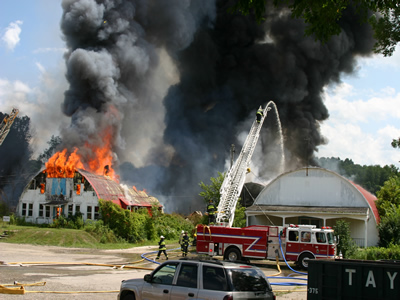 Taylor Recycling Plant Fire - 07-29-08