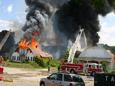 Taylor Recycling Plant Fire - 07-29-08