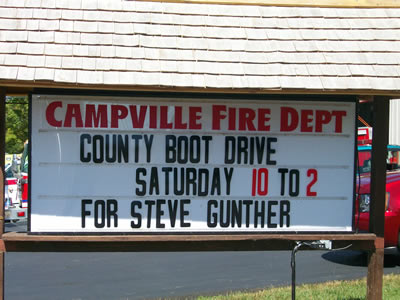 County Wide fundraiser for Gunther Family - September 11, 2010