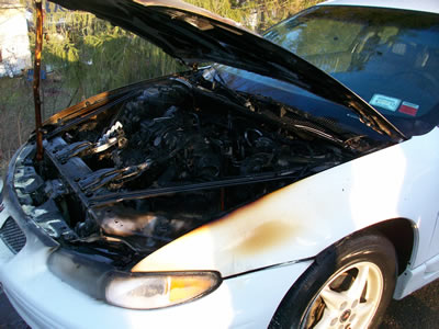 2011: Car Fire - April 7, 2011