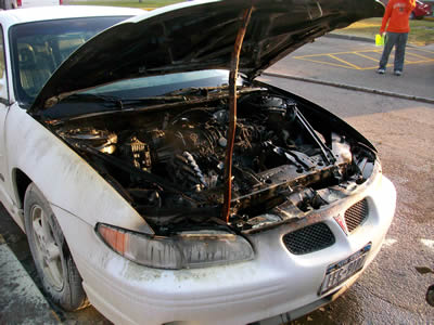 2011: Car Fire - April 7, 2011