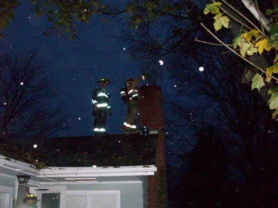 2011: Chimney Fire - October 29, 2011